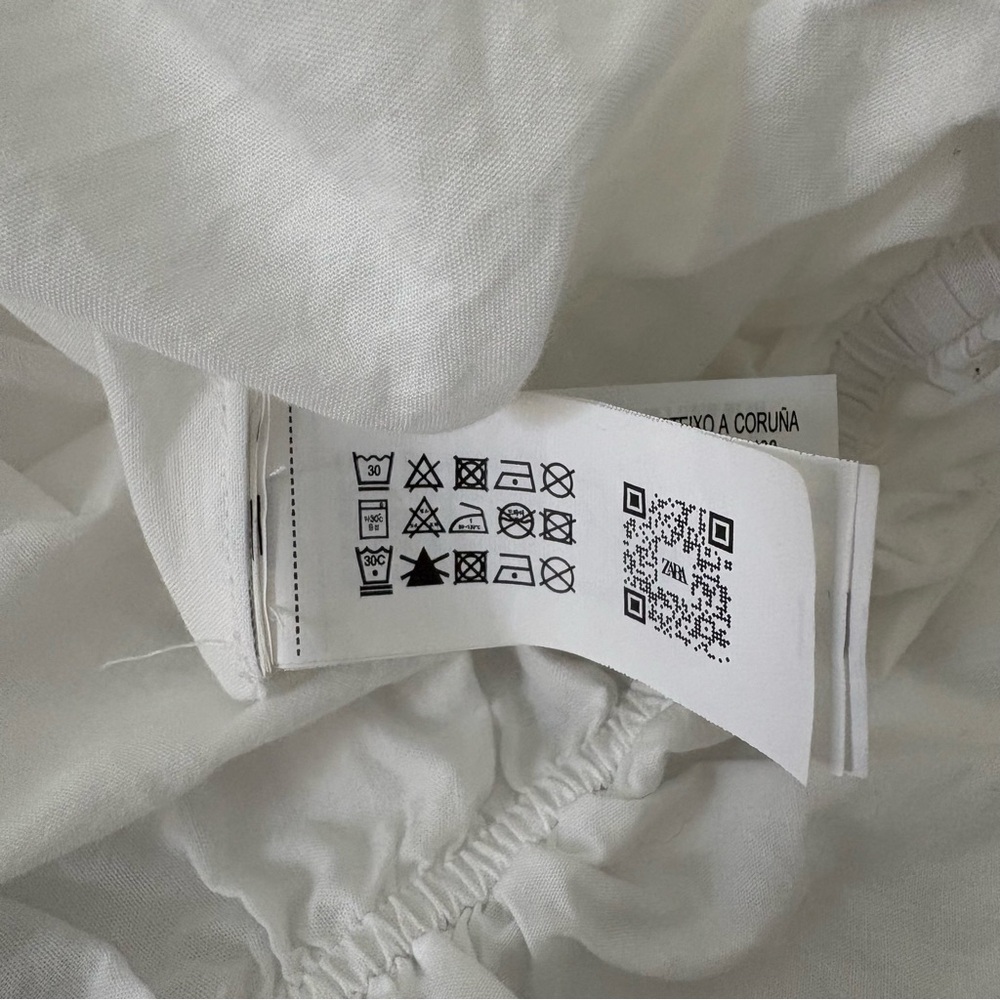 Zara Poplin Balloon Maxi Dress, Sz S - Picture 14 of 15